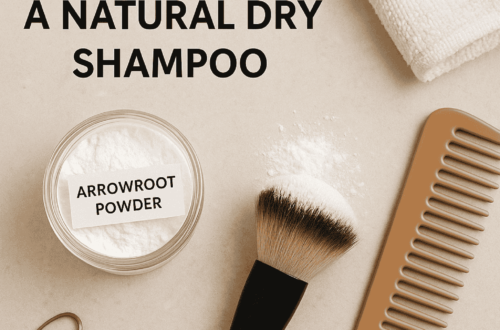arrowroot powder as a dry shampoo